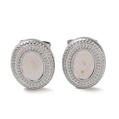 Фурнитура для сережек-гвоздиков из нержавеющей стали марки 304 STAS-M323-24P-1