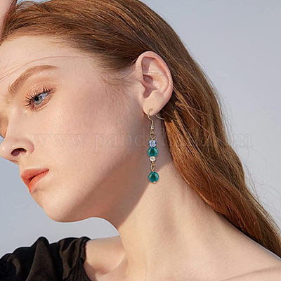 2 нити нити бусин из натурального кварца G-GO0001-33A-1