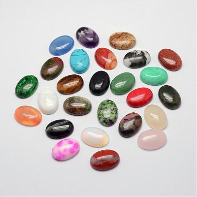 Натуральные и синтетические смешанные каменные кабошоны G-D860-A-1