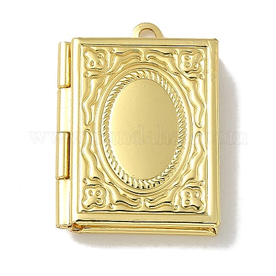 Подвески латуни медальон KK-Q019-11G-1