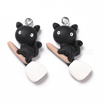 Подвески из непрозрачной смолы на хэллоуин RESI-G028-06P-1