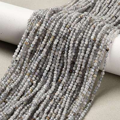 Природные лабрадорита бисер нитей G-RM2025-10-2mm-1