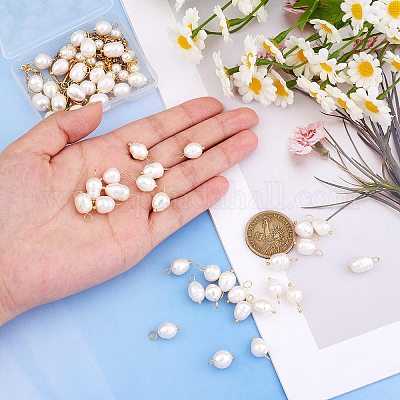 Подвески из натурального пресноводного жемчуга PEAR-SZ0001-08-1