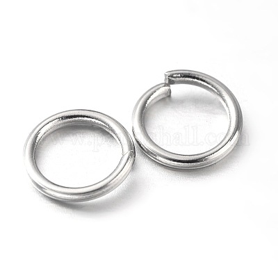  Pandahall 1000Pcs Stainless Steel Open Jump Rings 10mm