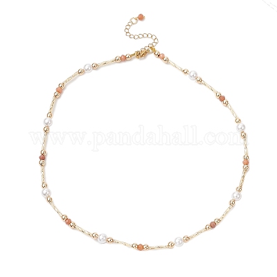 Натуральный Malaysia нефрита ожерелья NJEW-JN05339-03-1