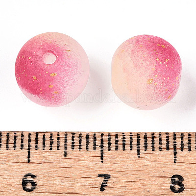 Стеклянные бусины с эффектом потрескивания DGLA-T004-01H-1