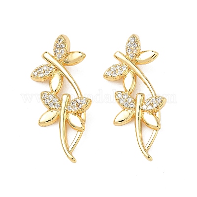 Латунные микро проложить кубического циркония подвески KK-L256-11G-1