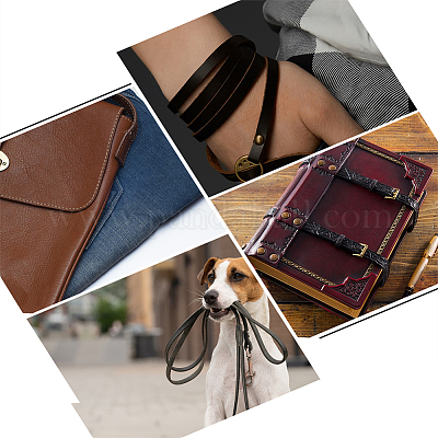 Плоским пу кожаный шнур WL-WH0004-09E-1