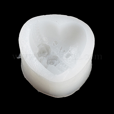 Силиконовые Молды на День святого Валентина в форме сердца и розы своими руками&nbsp;LS-SIL-Z008-02E-1