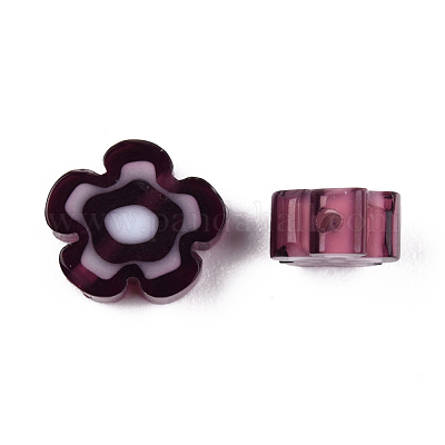 Ручной работы стеклянная бусина тысячецветник нитей LAMP-N029-017A-01-1