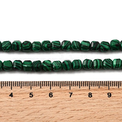 Синтетического малахита бисер нитей&nbsp;G-F797-A01-01-1
