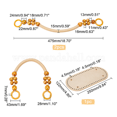 PH PandaHall 1pc Crochet Bag Bottom Oval Long Crochet Shaper Base 9.8 x  4.7 Oval Purse Bottom Bag Cushion Base with Holes for Handbag DIY Shoulder  Bags Tote Bag Crossbody Bag Knitting 