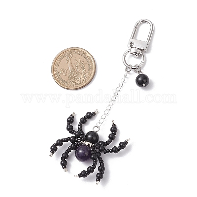 2 шт. подвеска из натурального аметиста HJEW-TA00391-1