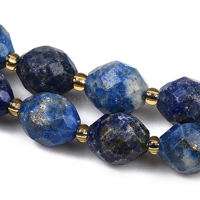 Natürlicher Lapislazuli Perlenstränge&nbsp;G-N342-149I-06-1