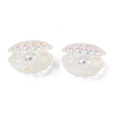 Кабошоны из прозрачной смолы с уф-покрытием на тему океана CRES-D306-01B-1