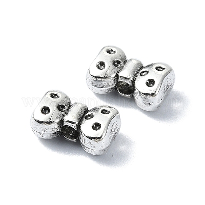 Сплавочные овальные бусины тибетского стиля &nbsp;TIBEB-F065-07AS-01-1