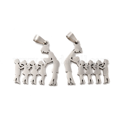 Не тускнеющие подвески из нержавеющей стали на день матери/день учителя 201 STAS-K251-016P-1