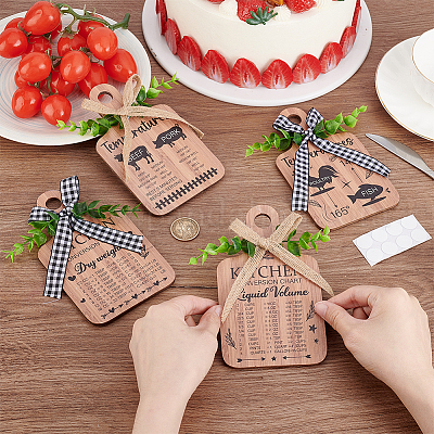 Деревянная подвеска HJEW-WH0074-023-1