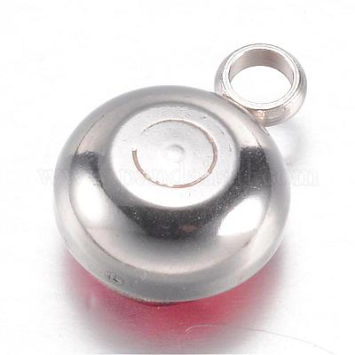 Подвески из нержавеющей стали 304 со стразами STAS-G082-08-1