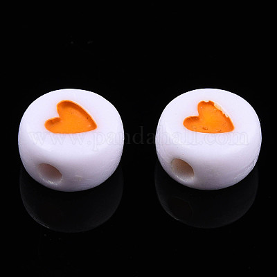 Непрозрачные акриловые бусины MACR-N008-57-1