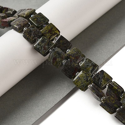 Натуральный дракон яшма кровь бисер пряди G-L596-A06-01-1