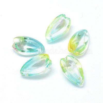 Прозрачные стеклянные амулеты GLAA-H016-12L-6-1