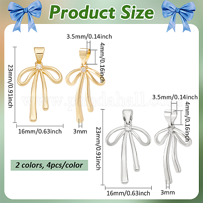 Латунные микропаве прозрачные подвески с фианитом FIND-BC0013-57A-1