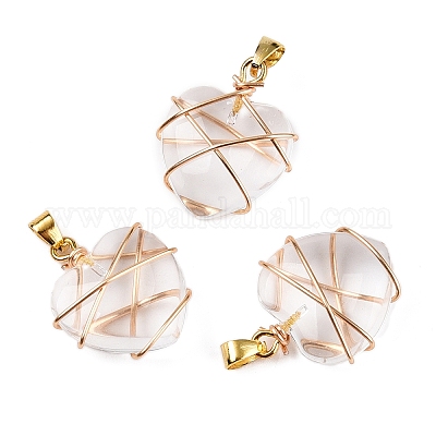 Подвески lampwork GLAA-T023-05F-1