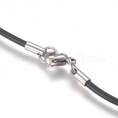 Колье из резинового шнура MAK-L023-01A-1