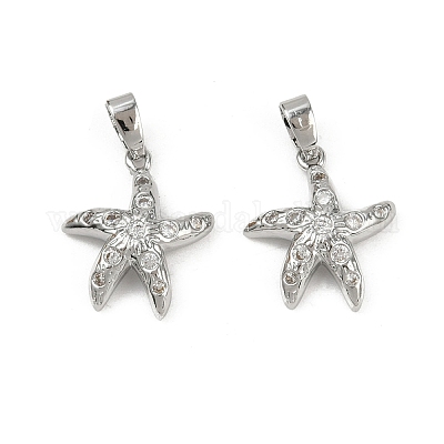 Латунные микро проложить кубического циркония подвески KK-C093-17A-P01-1