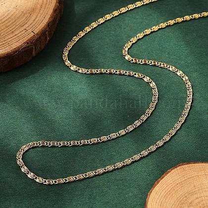 LA BOUTIQUE DE KARINE Collana da donna in acciaio inox oro 40 + 5 cm spessore 2 mm gioielli, 40 + 5 cm, Acciaio inossidabile, Nessuna pietra preziosa
