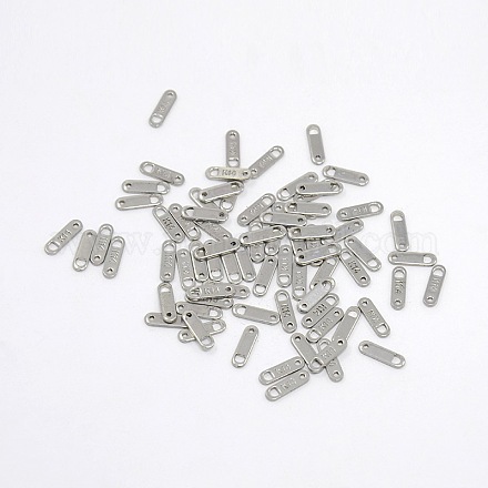 304 Stainless Steel Chain Tabs STAS-Q084-1