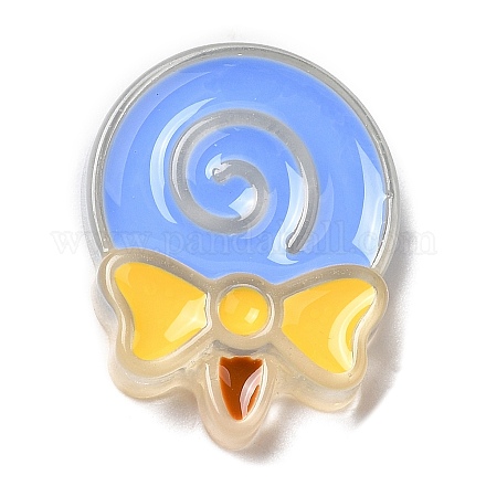 Кабошоны из полупрозрачной смолы RESI-H147-01N-1