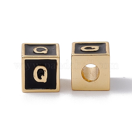 Стойки покрытие латунь эмаль бисер KK-B060-04G-01Q-1