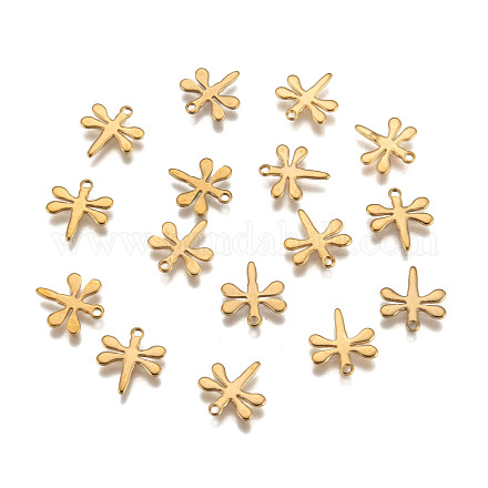 Dragonfly 304 Stainless Steel Charms X-STAS-M208-08-1