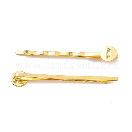 Accessoires bobby épingle à cheveux en fer d'or X-PHAR-Q017-G1-1
