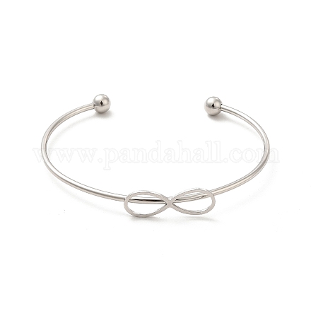 Infinity 201 brazaletes de acero inoxidable para mujeres y niñas STAS-K247-02P-1