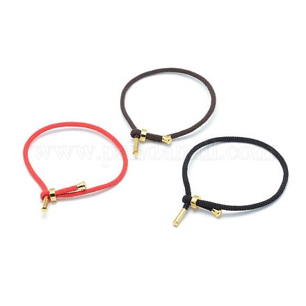Bracelets de cordon de polyester BJEW-F281-02-1