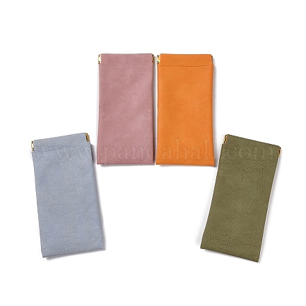 Pandahall Elite 4 шт. 4 цвета прямоугольная сумка для хранения ресниц из искусственной кожи AJEW-PH0004-54-1