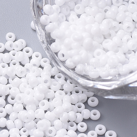 11/0 Grade A Baking Paint Glass Seed Beads X-SEED-N001-A-743-1