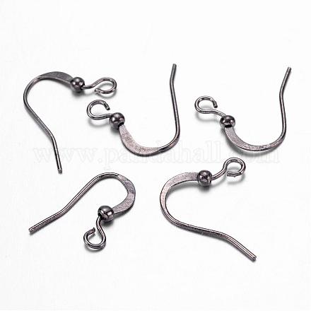 Crochets de boucle d'oreille en laiton bronze X-KK-Q369-B-1