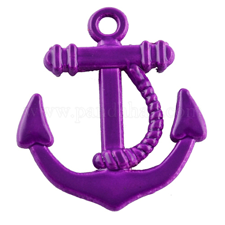 Trendy Anchor Pendant for Necklace Making PALLOY-4903-02-LF-1
