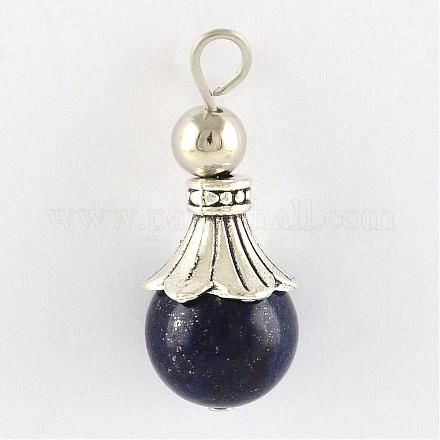 Lapis lazuli naturale ciondoli G-Q459-02D-1