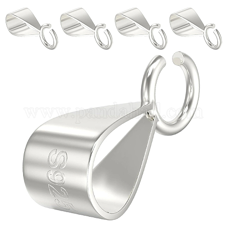 6 шт. 925 серебряные трубчатые дужки&nbsp;STER-SC0001-64P-1