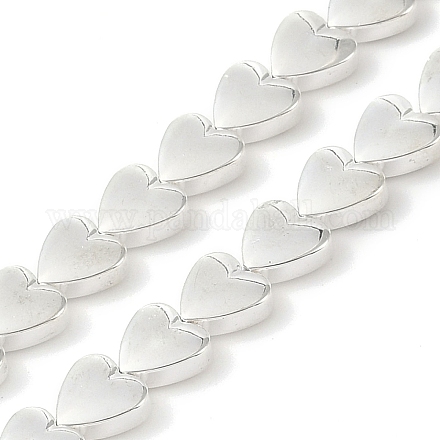 Гальванические нити из синтетических немагнитных гематитовых бусин G-U003-19B-02-1