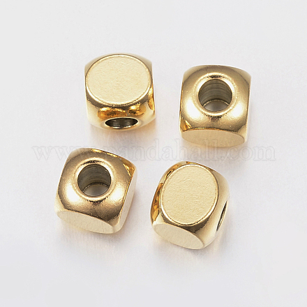 Revestimiento iónico (ip) 304 perlas de acero inoxidable STAS-F135-07G-6x6mm-1