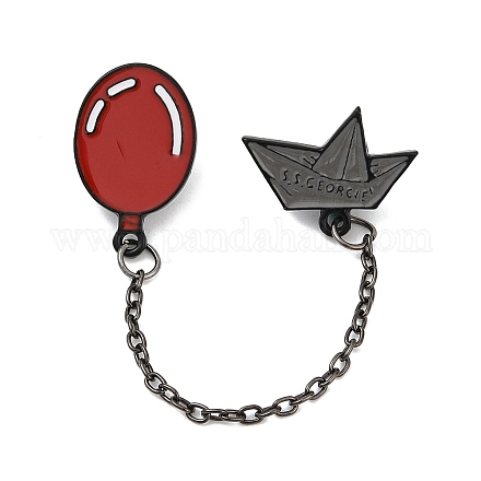 Бумажные кораблики и эмалевые булавки в виде воздушных шаров SS George&nbsp;LS-JEWB-E042-01EB-1