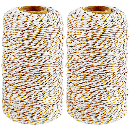 2 рулон ниток для макраме из хлопка в два сложения MAKN-CY0001-01A-1