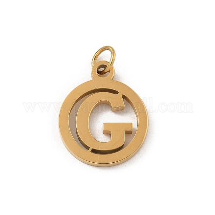 Подвески из нержавеющей стали 304 с соединительным кольцом STAS-R001-02G-G-1