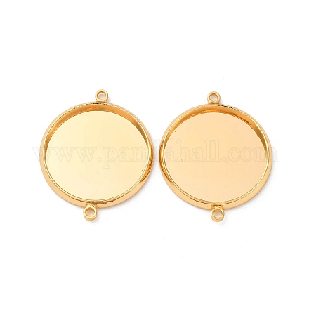 Латуни разъем кабошон сеттинги KK-F898-21E-G-1